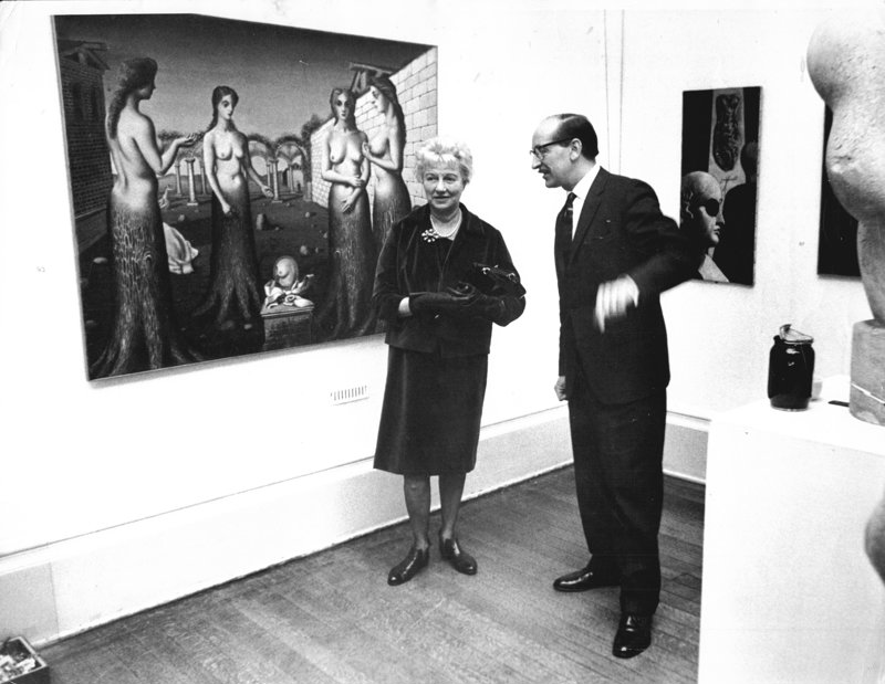 Peggy Guggenheim - Artist - Art Collection At The Tate Gallery - 1965
