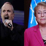 Miguel Bosé insulta nuevamente a Michelle Bachelet por la crisis en Venezuela