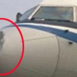 Avión comercial chocó con un OVNI: Imágenes de los daños en el fuselaje