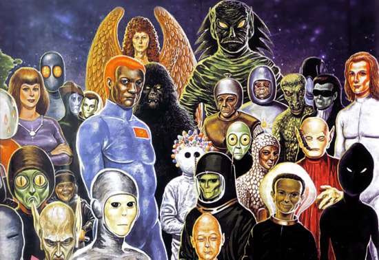 Retratos de extraterrestres descritos por supuestos contactados. /conspiracioneskilluminatti.blogspot.com