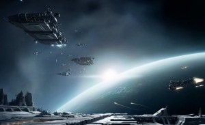 Foto: Representación artística de la flota Solar Warden. /segnidalcielo.it