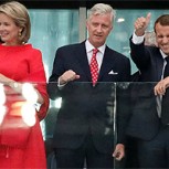 Esta es la foto que refleja a la perfección la euforia de Macron y la tristeza de los reyes belgas en Rusia 2018