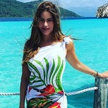 Sofía Vergara desafía a las altas temperaturas con este vestido floral y los paparazzis la detectan