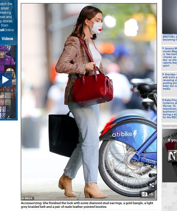 Anne Hathaway disfrutó la cuarentena con su familia, pero ahora está regresando al a rutina / Captura www.dailymail.co.uk