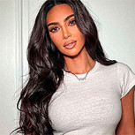 Kim Kardashian, sin una gota de maquillaje: Impacta al cambiar su perfil para pasear junto a sus hijos