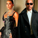 Kim Kardashian y Lewis Hamilton son fotografiados a los besos en el SuperBowl