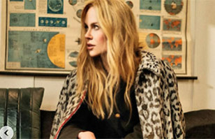Nicole Kidman encanta con estos looks: Artista es fotografiada con una chaqueta de cuero y un tapado animal print