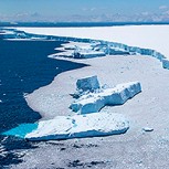 Estudios informan que mega iceberg A-68 se estaría “fundiendo” a unos 2.5 centímetros por día
