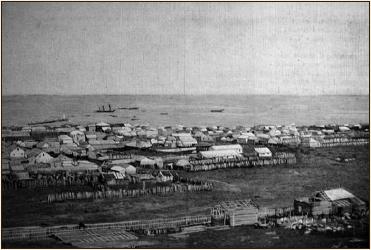 Colonia de Punta Arenas hacia 1850