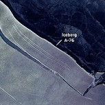 Nuevo y colosal iceberg se desprende de la Antártida: Estas son las características de “A-76”