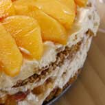 Torta de duraznos, variante deliciosa