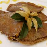 Receta para panqueques, dulces y rápidos de preparar