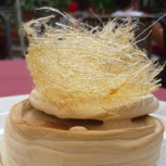 Nidos de merengue y papaya, una gran idea