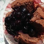 Postre de chocolate y arándanos: Receta con una buena idea
