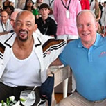 Alberto de Mónaco y Will Smith se reúnen en competencia de lanchas eléctricas en el Principado de Mónaco