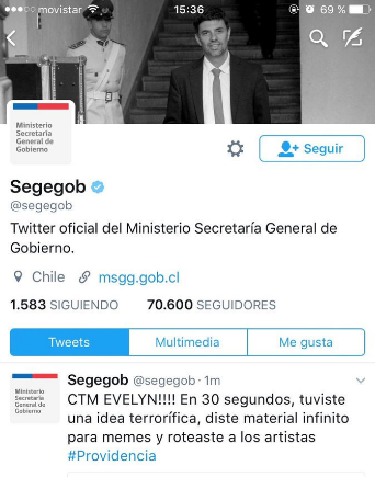 Este es el desafortunado tweet de la cuenta ofical de la Segegob.