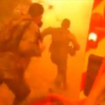 Impactante video del escape de Bomberos encerrados por las llamas en incendio de Maipú