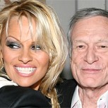 Pamela Anderson publicó este raro video para despedir en ropa interior a Hugh Hefner