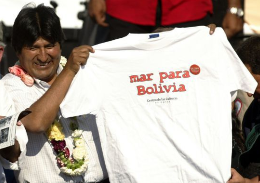 Evo Morales se ha encargado de visibilizar la causa boliviana por el mundo. Foto. El País de España.