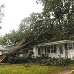 Las impresionantes fotos del huracán Florence: Casas indundadas, techos arrancados y carreteras destrozadas