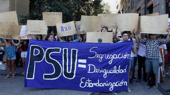 Manifestación PSU