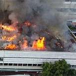 Hospital San Borja: Videos y fotos del gigantesco incendió que afectó al centro asistencial