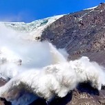 Hombre grabó el momento exacto en el que fue cubierto por una avalancha: Impactante video