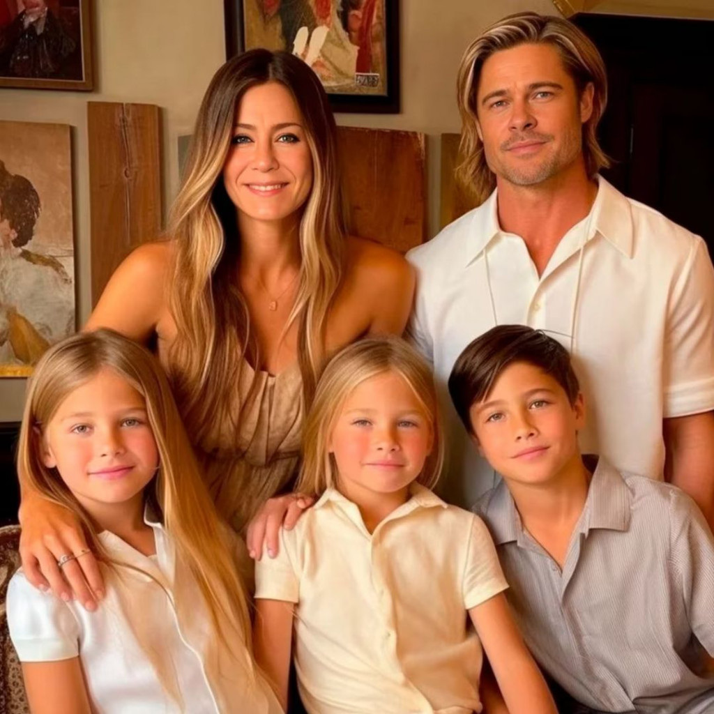 Jennifer Aniston y Brad Pitt
