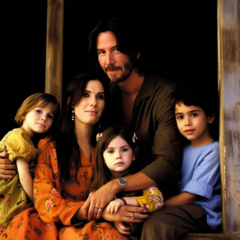 Keanu Reeves y Sandra Bullock