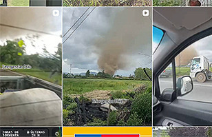 Videos: As&iacute; fue la destrucci&oacute;n que dej&oacute; el paso de un tornado por la localidad de Requ&iacute;noa