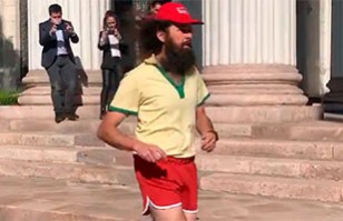 Forrest Gump chileno: Mira las fotos de la figura más popular de la maratón de Santiago