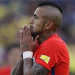 Lesión de Vidal lo dejaría fuera de partidos con Colombia y Uruguay