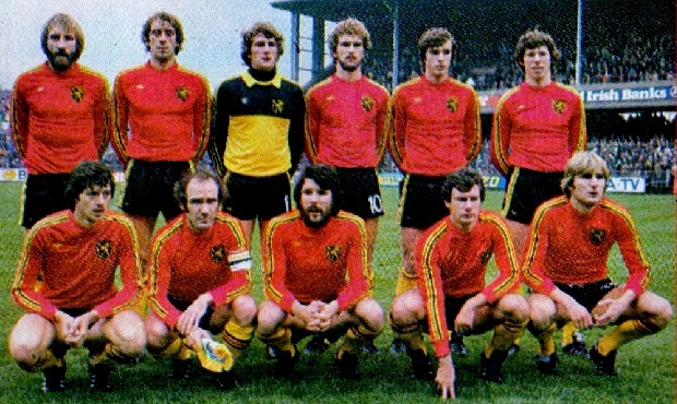 Bélgica subcampeona de Europa 1980. Fue el comienzo de una gran etapa del seleccionado flamenco.