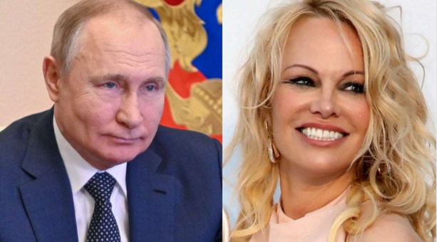 Invasión rusa a Ucrania reflotó rumores de romance entre Pamela Anderson y Vladimir Putin  / tn.com.ar