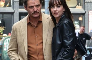 Pedro Pascal se reencuentra con Dakota Johnson para el rodaje de una
