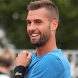 El reptil que “visitó” al tenista francés Benoit Paire y lo sorprendió en medio de una práctica