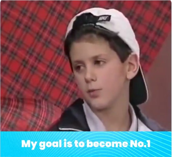 El increíble video de Djokovic cuando tenía tan solo 7 años.