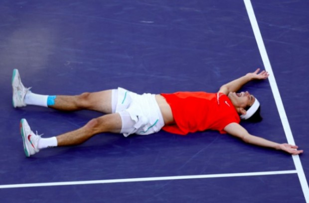 Taylor Fritz le acaba de ganar la final de Indian Wells a Nadal y no lo puede creer / www.puntodebreak.com