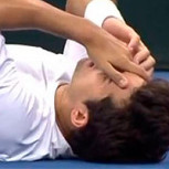 Bochornoso final de Chile y Bélgica en Copa Davis: Garín se negó a jugar luego de violento empujón
