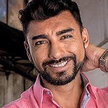 Andrés Caniulef sorprendió al desfilar con su pareja en la alfombra roja de la Gala de Viña