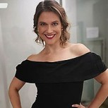 Actriz Catherine Mazoyer participa de sesión fotográfica para una conocida revista nacional