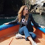Alejandra Fosalba compartió fotos de su descanso en una misteriosa playa del sur