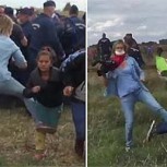 Indignación por reportera húngara que golpea a refugiados: Despedida del cargo