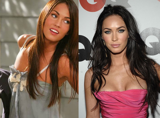 megan fox antes y despues de los implantes mamarios