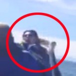 Video: Ballena “furiosa” no aguanta más y le pega aletazo a turista