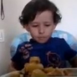 Video de niño que se niega a comer animales emociona a millones en la web