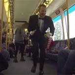 ¿Armar una fiesta en un tren? Inspirador video para bailar y ser feliz