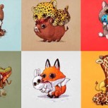 Dibujos de depredadores con sus presas provoca polémica en redes sociales