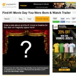 Sitio web te permite saber cuál era la película top y otras cosas más el día que naciste
