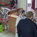 Escalofriante registro: Mujer secuestra a recién nacida de hospital y nadie se inmuta